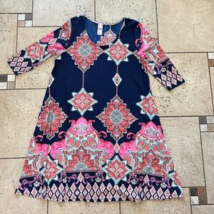 Like new Elegant pink coconut Midi Dress size S